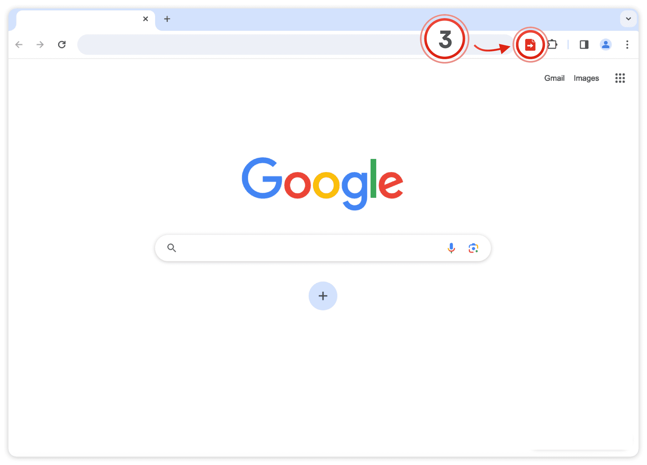 RTF to PDF icon pinned to the Chrome toolbar